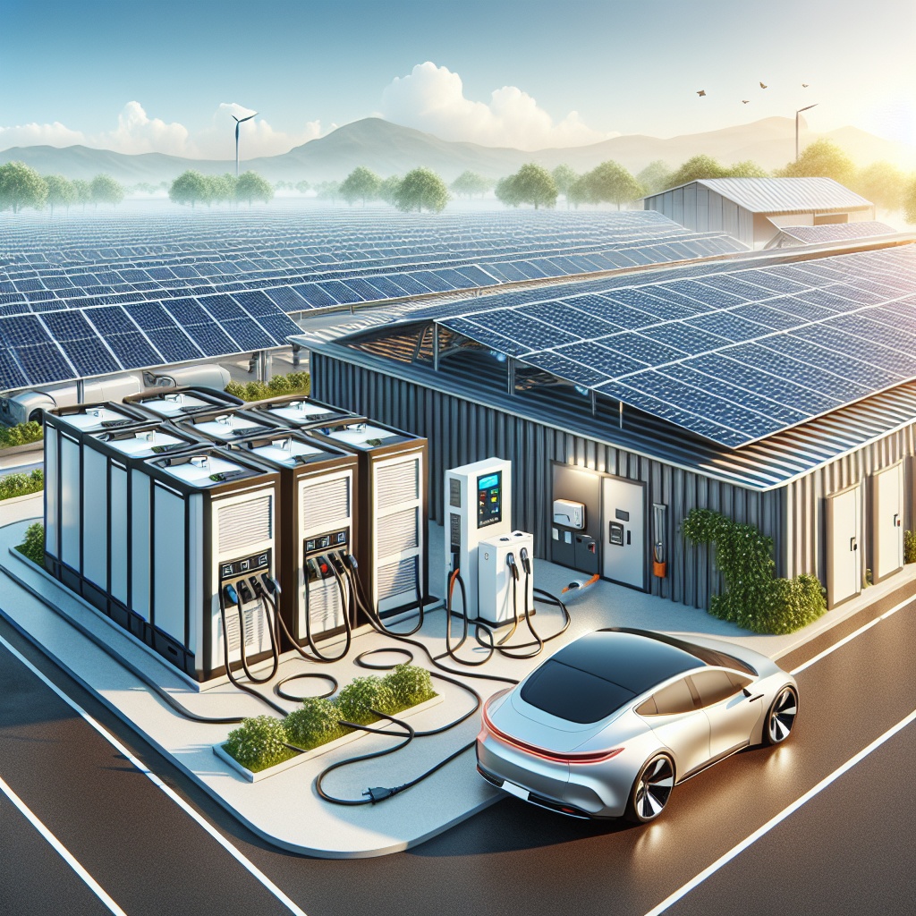 Solar,Energy,Production,,Storage,And,Ev,Charger,Photo